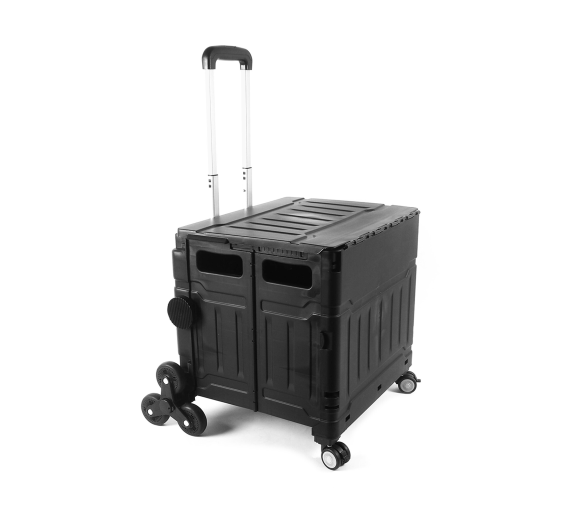 Aga Skládací box na kolečkách Černý 2DAZ418 - II. JAKOST